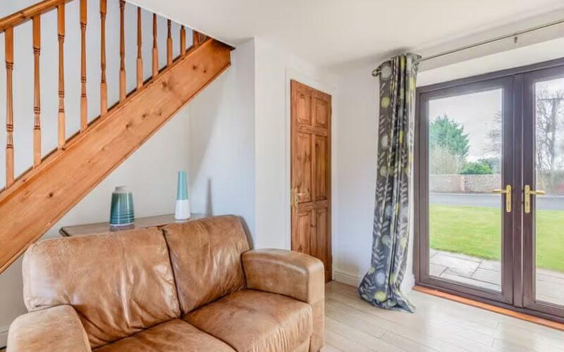 sofa of holiday cottage 5 at epworth fields holiday park in lincolnshire