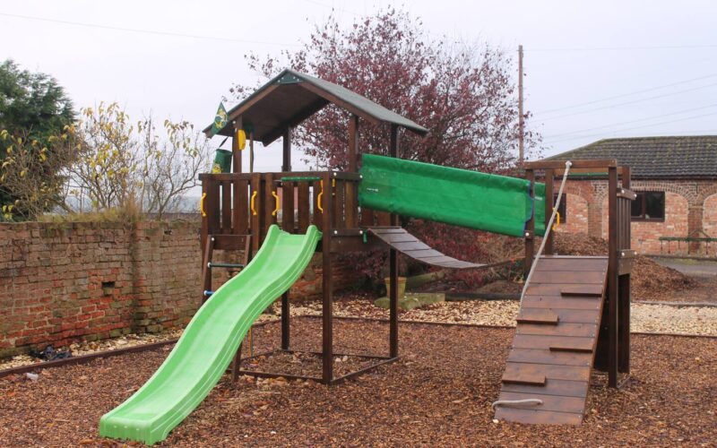 Cottage 4 - slide at epworth fields Lincolnshire holiday park