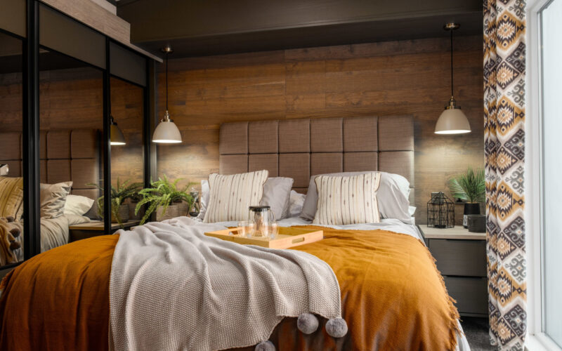 lakewood- bedroom in a holiday lodge to rent at epworth fields holiday park in north lincolnshire