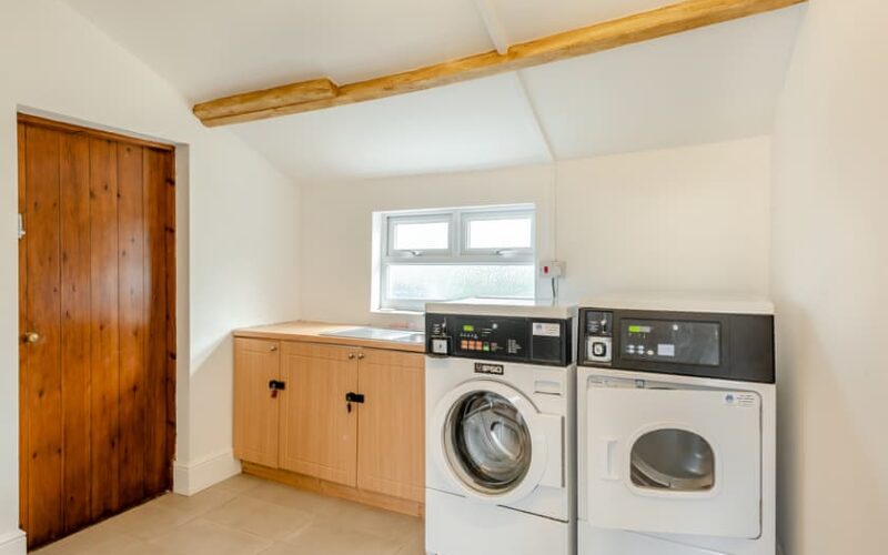laundry room of epworth fields holiday park in lincolnshire